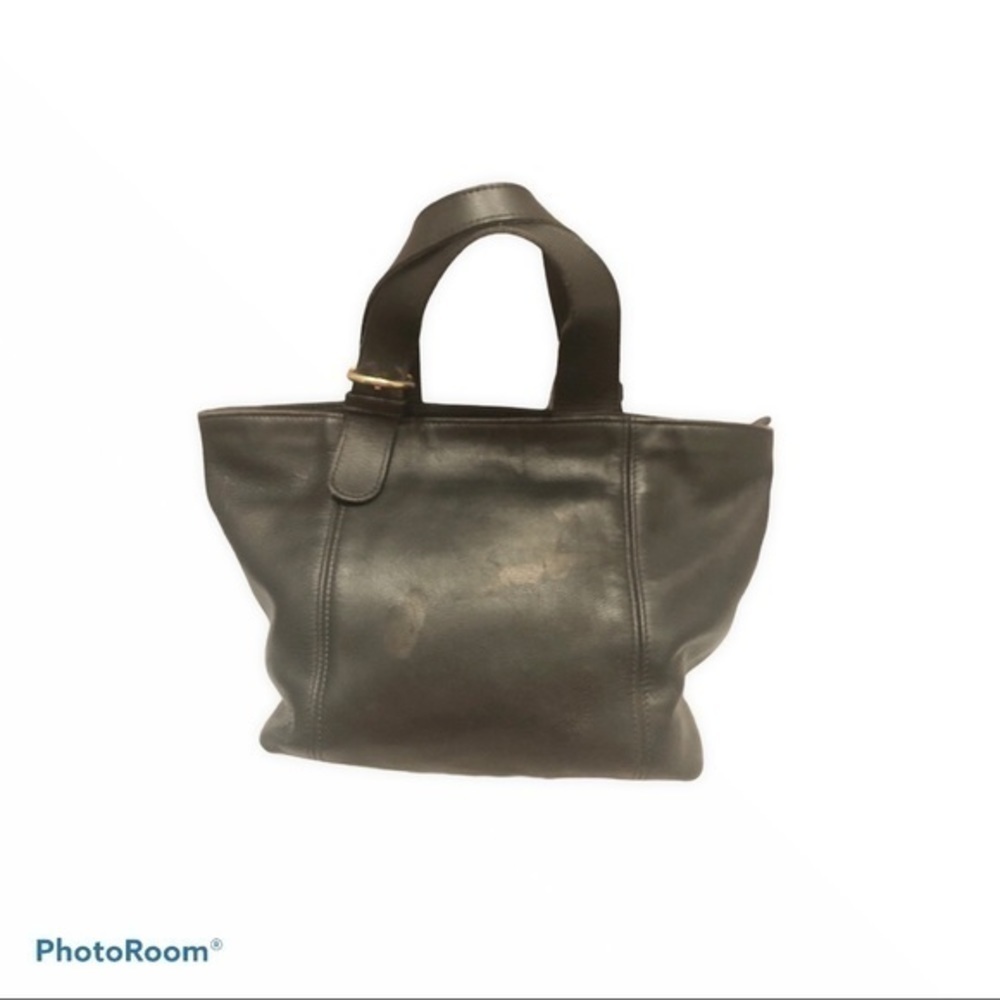Coach vintage black leather tote waverly 4134 - Picture 4 of 16